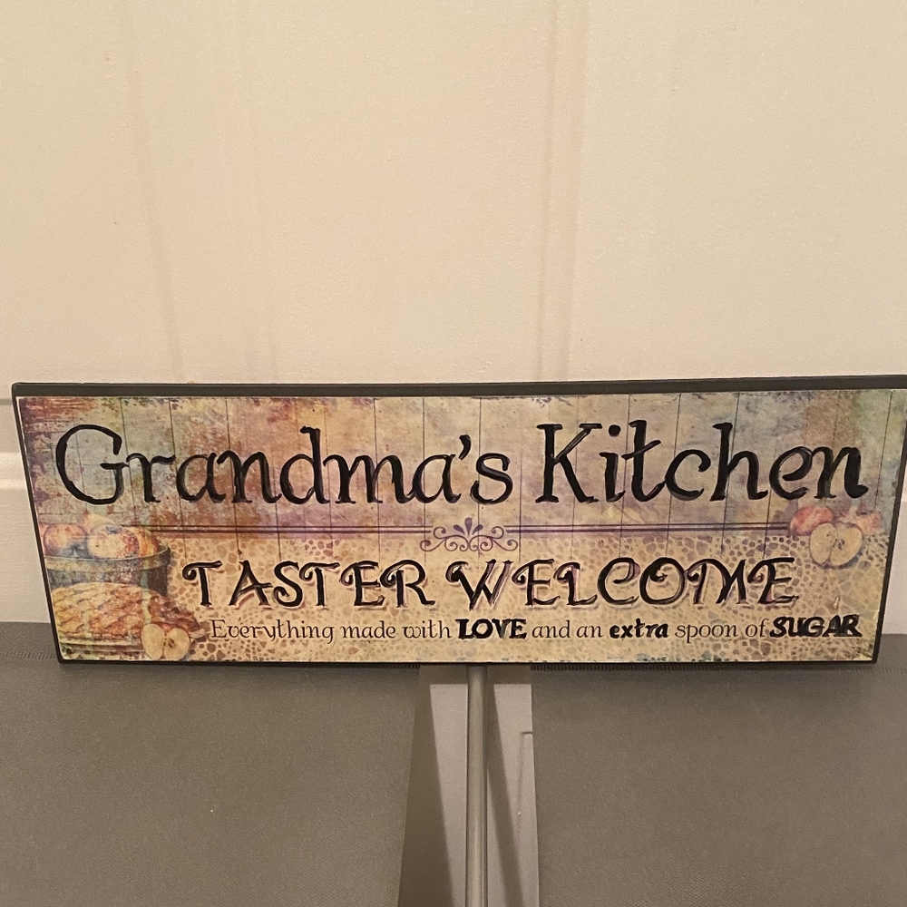 Grandma's Kitchen Wall Sign